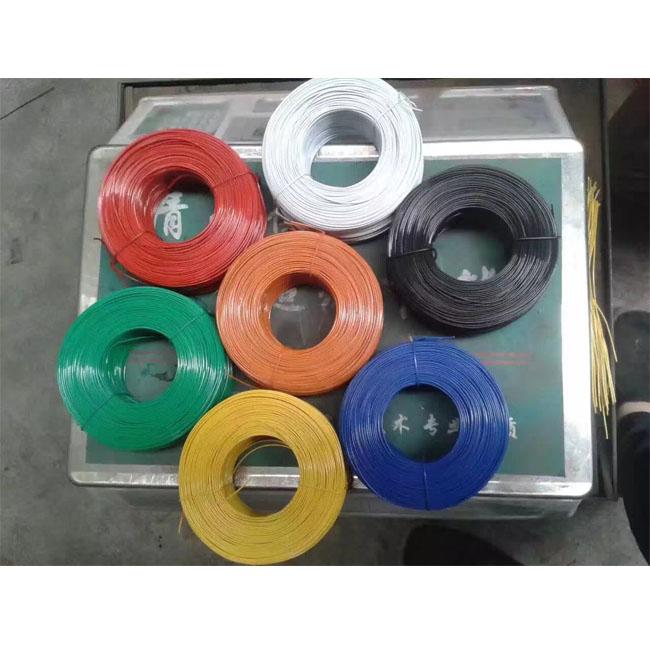 Yellow Vinyl Coated Rebar Tie Wire 16.5 Gauge Binding Wire