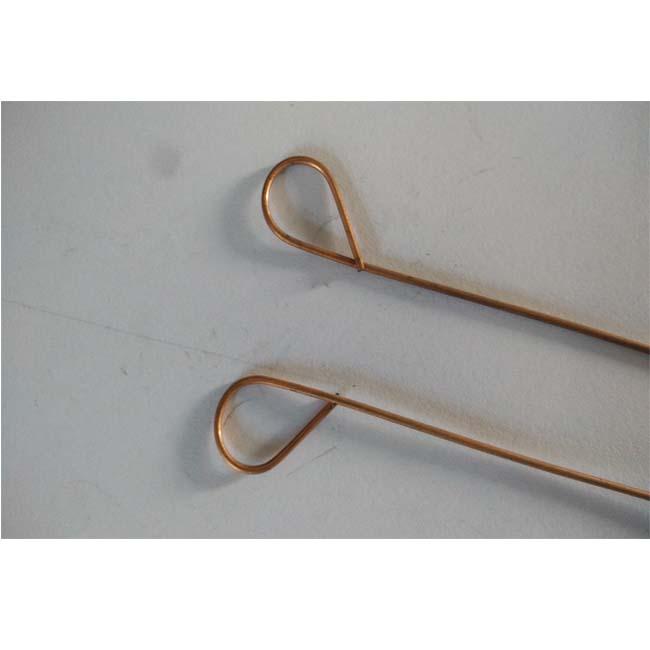 Cable Double Loop Copper Wire Ties Carbon Steel 1.2mm X 120mm 100mm