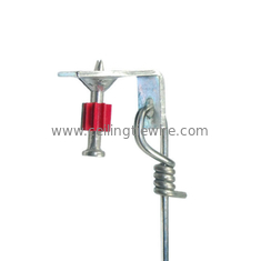 Low Carbon Steel 9 Gauge Hanger Wire For Ceiling Zinc Coating 90deg Clip