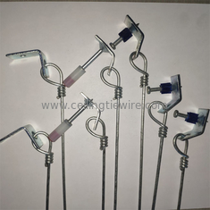 10ft Pre Tied Ceiling Wire With Pin And Clip HDG Q235