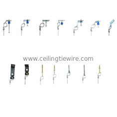 3'' Zinc Pre Tied Ceiling Wire With Pin And Clip With Eye Lag Self Drilling Screw