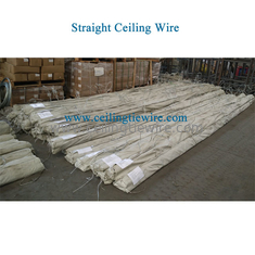 12ft 12 Gauge Ceiling Wire Electro Galvanized 50lbs Straight Hanger Wire