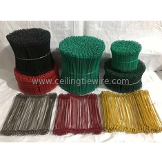 4" 1.57mm Double Loop Rebar Tie Wire Vinyl Coating
