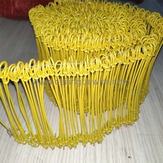 100mm Steel Wire Sack Ties PVC Coated Bag Rebar Tie Wire Loops