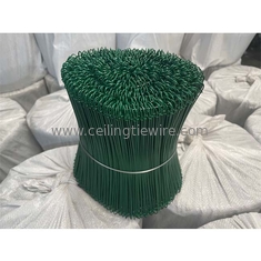 Yellow Green Double Loop Rebar Tie Wire ASTM A853 Polyethylene Coated