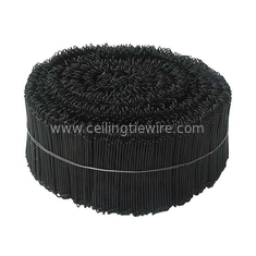 Soft Black Annealed Metal Cable Double Loop Bar Ties 6in 5000pcs