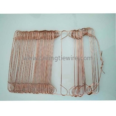 Cable Double Loop Copper Wire Ties Carbon Steel 1.2mm X 120mm 100mm