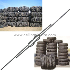90&quot; To 180&quot; Galvanized Bale Ties Wire 3mm Dia Zinc Coating 100pcs/ Bundle