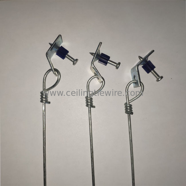 6ft 25g/M2 Galvanised Zinc Ceiling Tie Wire For 1/4" Pin Clip