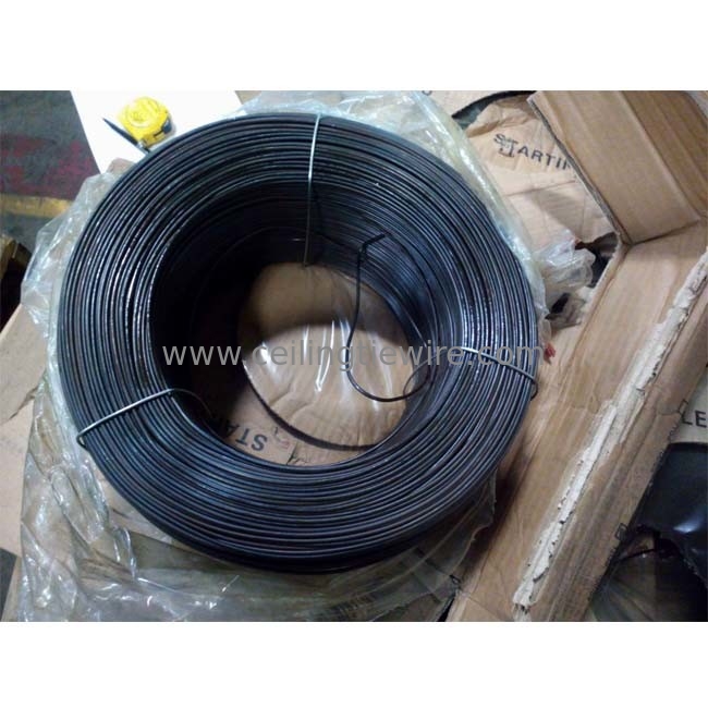 C1018 Low Cabron Steel Black Oxide Roll Binding Wires 9 Gauge 43 To 64ksi