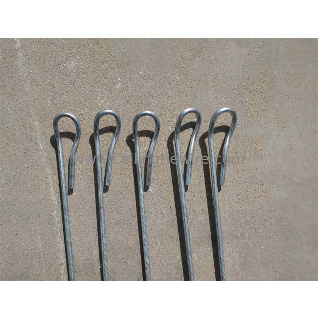 OEM Lock Wire Quick Link Bale Tie 3.66mm X 92&quot; For Tyre Packing